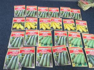 24 pks Assorted Summer Squash Seeds...