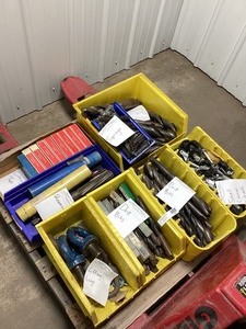 Large Diameter Drills, Reamers, Taps, etc -- whole pallet