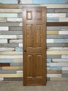 lot 1 image: Solid Core 6 Panel Door