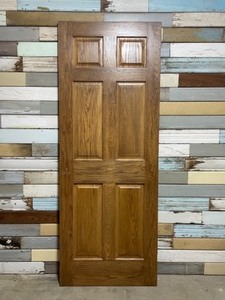 lot 16 image: Solid Core 6 Panel Door