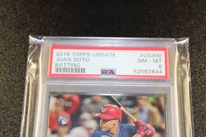2018 Topps Update Juan Soto #US300 PSA 8 Rookie Card
