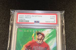 2020 Topps Inception Green #100 PSA 9