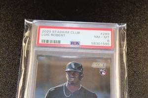 2020 Stadium Club Luis Robert #289 PSA 8 Rookie Card