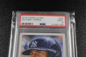 2018 Topps Living Gleyber Torres #34 PSA 9 Rookie Card