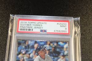 2018 Topps Update Gleyber Torres #US200 PSA 9 Rookie Card
