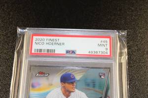 2020 Finest Nico Hoerner #45 PSA 9 Rookie Card