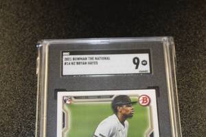 2021 Bowman The National KeBryan Hayes #14 SGC 9 Rookie Card