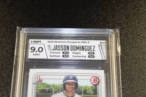 2020 Bowman Jasson Dominguez #BP8 HGA 9 Rookie Card