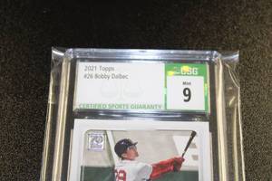 2021 Topps Bobby Dalbec #26 CSG 9 Rookie Card