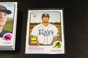2022 Topps Heritage Partial Set w Wander Franco Rookie Card  190 Different Cards