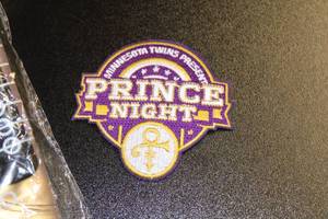 Minnesota Twins Prince Night Patch w SGA Blow Up Guitar