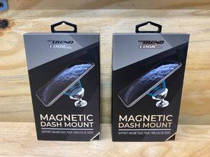 lot 61 image: TREND LOGIC Lot of 2- Magnetic Cell Phone Dash Mounts