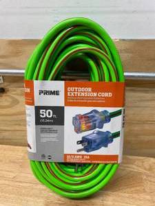 lot 51 image: PRIME Extra Heavy Duty Outdoor Extension Cord (50 ft.)
