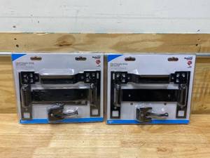 lot 97 image: NATIONAL HARDWARE Lot of 2-  9-in Black Gate Kits
