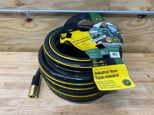 lot 69 image: JOHN DEERE 34-in x 100-ft Contractor-Duty Vinyl Black Hose