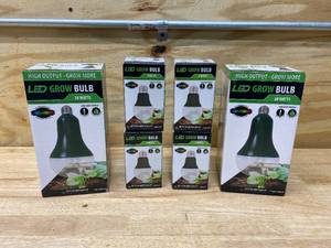 lot 127 image: Lot of 6 LED Grow Bulbs