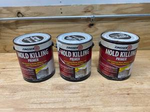 lot 137 image: ZINSSER Lot of 3-  1 gal. Mold Killing InteriorExterior Primer
