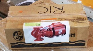 Bell & Gossett Series 100 3-Piece Oil-Lubricated Booster Pump (Open box)