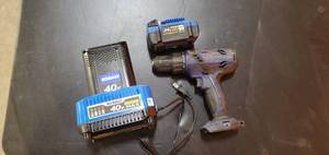 Kobalt 40v battery and charger (tested and working) & extras