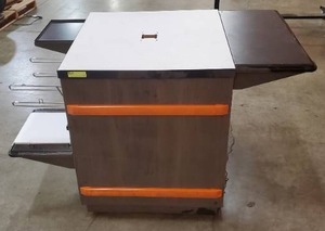 Rolling Mobile Cash Register Stand with Bagging Station (Used, functional)
