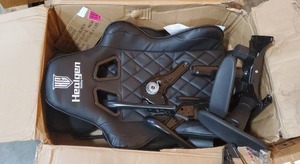 HEALGEN Gaming Chair Racing Style Gamer Chair Ergonomic Leather Video Game Chair (Open box)