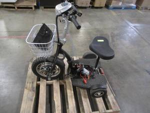 Raptor Scooter in Black, Does not Run - For PartsRestore.