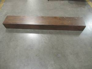 Breckenridge Distressed Wood Mantel Shelf - Cherry Rustic 60 Inch Beautiful Wooden Rustic Shelf  - Missing Hanging Hardware. Slight Scratch and Dent.