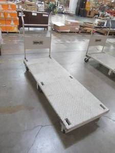 Roughneck 30480 2200 lbs Flatbed Cart - 72 x 27 inch - Used in Retail WarehouseStore.