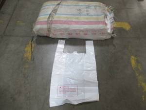 1,000s of Large Plastic Retail Shopping Bags - Plain White.
