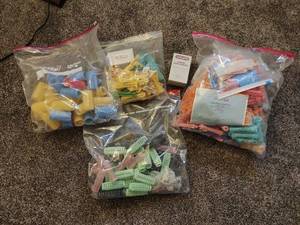 lot 141 image: Four Bags of Vintage Rollers