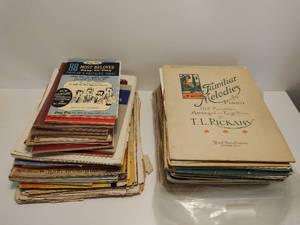 lot 154 image: Collection of Vintage Sheet Music