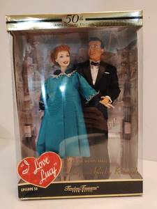 lot 5 image: I Love Lucy 50th Anniversary Edition Barbie