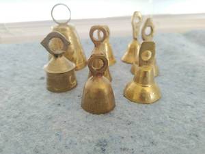 lot 44 image: Collection Of Eight Brass Bells
