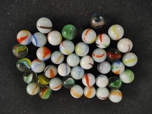 lot 215 image: Collection of Vintage Marbles