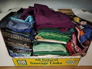 lot 11 image: Collection of Fabric Perfect for Quilting