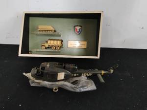 lot 19 image: US Army Tank Automotive Command Warren Michigan & Model Helicopter