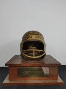 lot 9 image: 1968 Frontiersmen Football Team Award & Photo