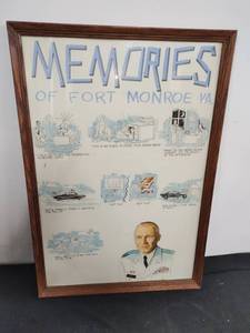 lot 49 image: Vintage Military Drawing