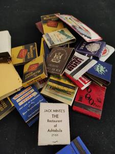 lot 65 image: Collection of Vintage Matchbooks