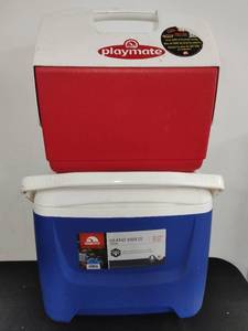 lot 77 image: Two Igloo Coolers