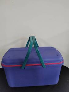 lot 78 image: Craft Storage Box with Beading Supplies