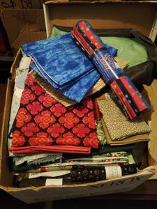 lot 120 image: Collection of Fabric Perfect for Quilting
