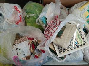 lot 24 image: Collection of Sewing & Craft Projects to be Finished (Mainly Quilting Supplies)