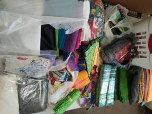 lot 25 image: Huge Collection of Fabric