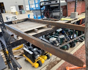 lot 39 image: Two 8 Ft Telehandler Tines