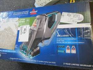 bissel powerbrush plus powers on...