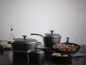 6 pc preseasoned cast iron cookwar...