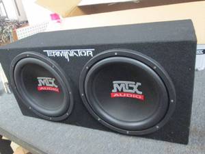 MTX terminator 1200watt dual subwoo...