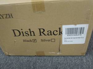 over the sink dish drying rack blac...