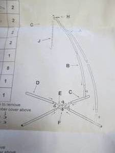 hanging hammock chairstand ...